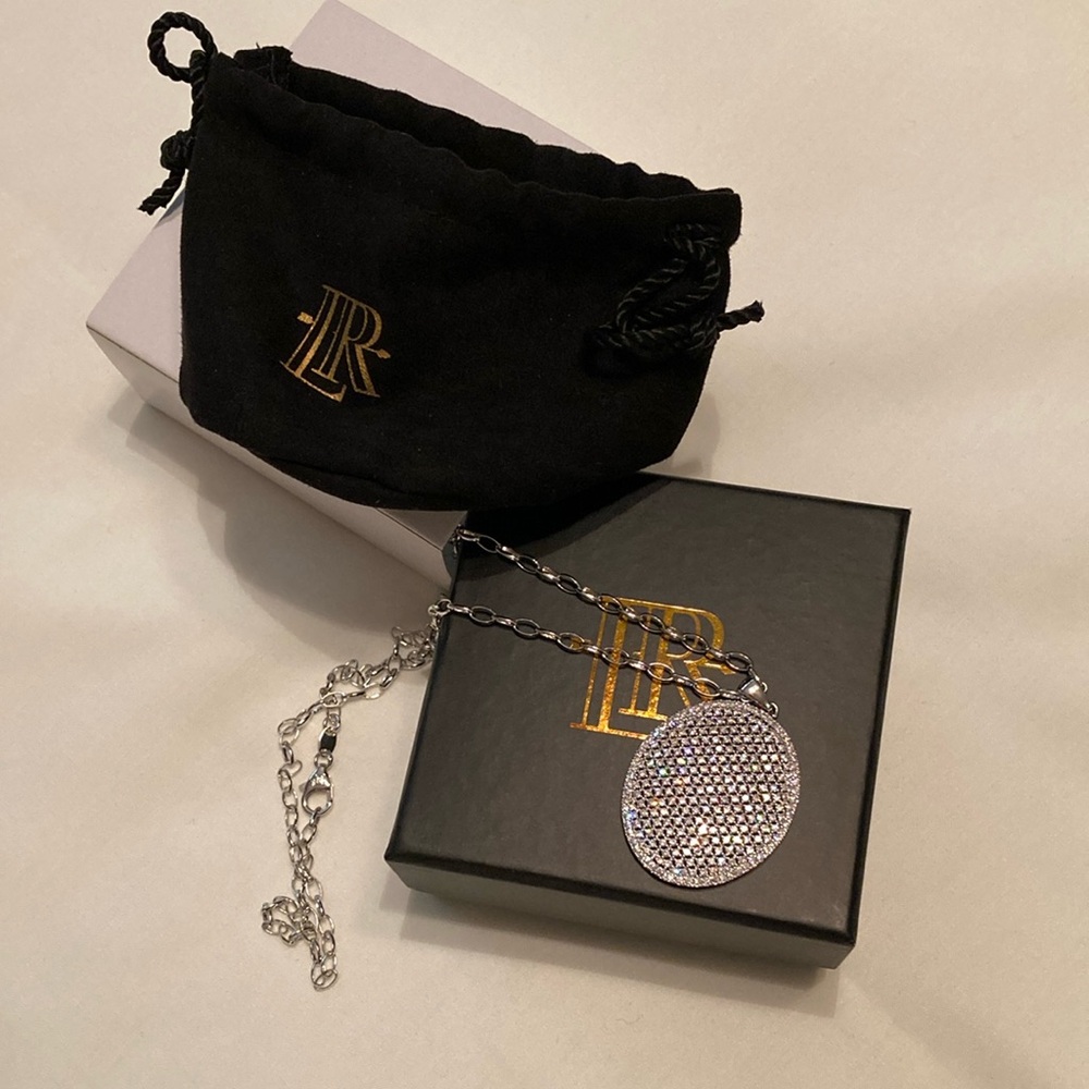 Lisa Robertson Bronze CZ Necklace, NIB